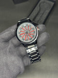 Stainless Steel Spinning Watch 30mm Multicolor