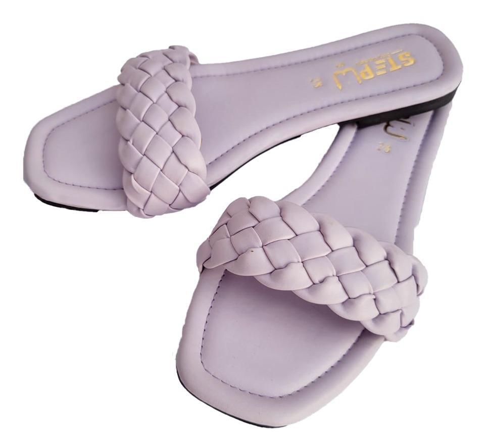 Women Synthetic Leather Flats Turquoise Size 7-11